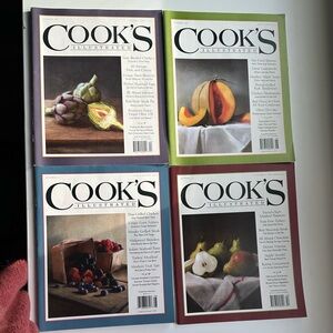 Cook’s Illustrated 4 Magazines Nov/Dec 2016 Mar/Apr May/Jun July/Aug 2017